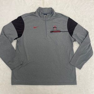 Ohio State Nike Half Zip Pullover, excellent condition, size XXL